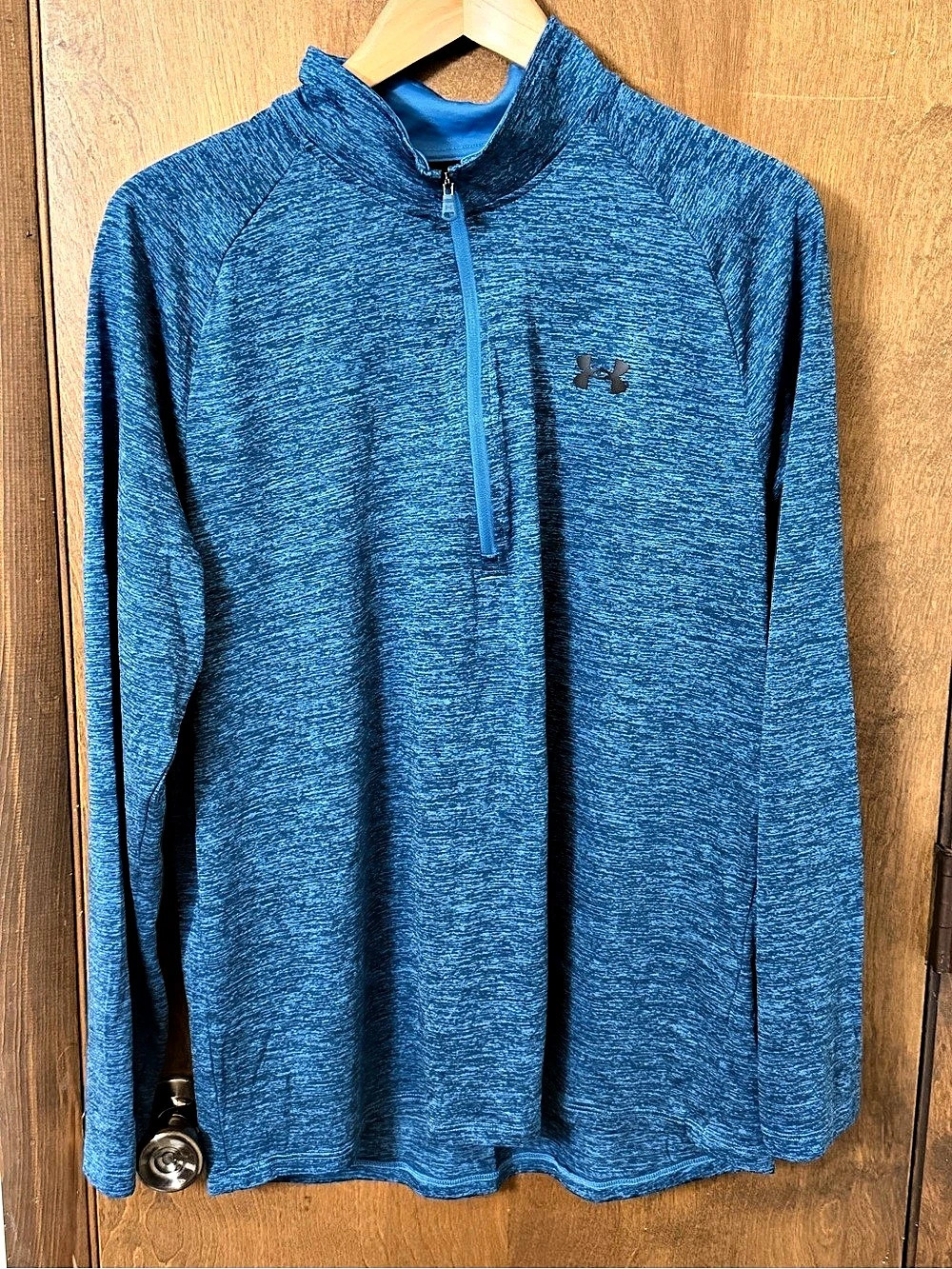 Under Armour Tech 1/4 Zip Men's Blue Quarter-Zip Polyester XL